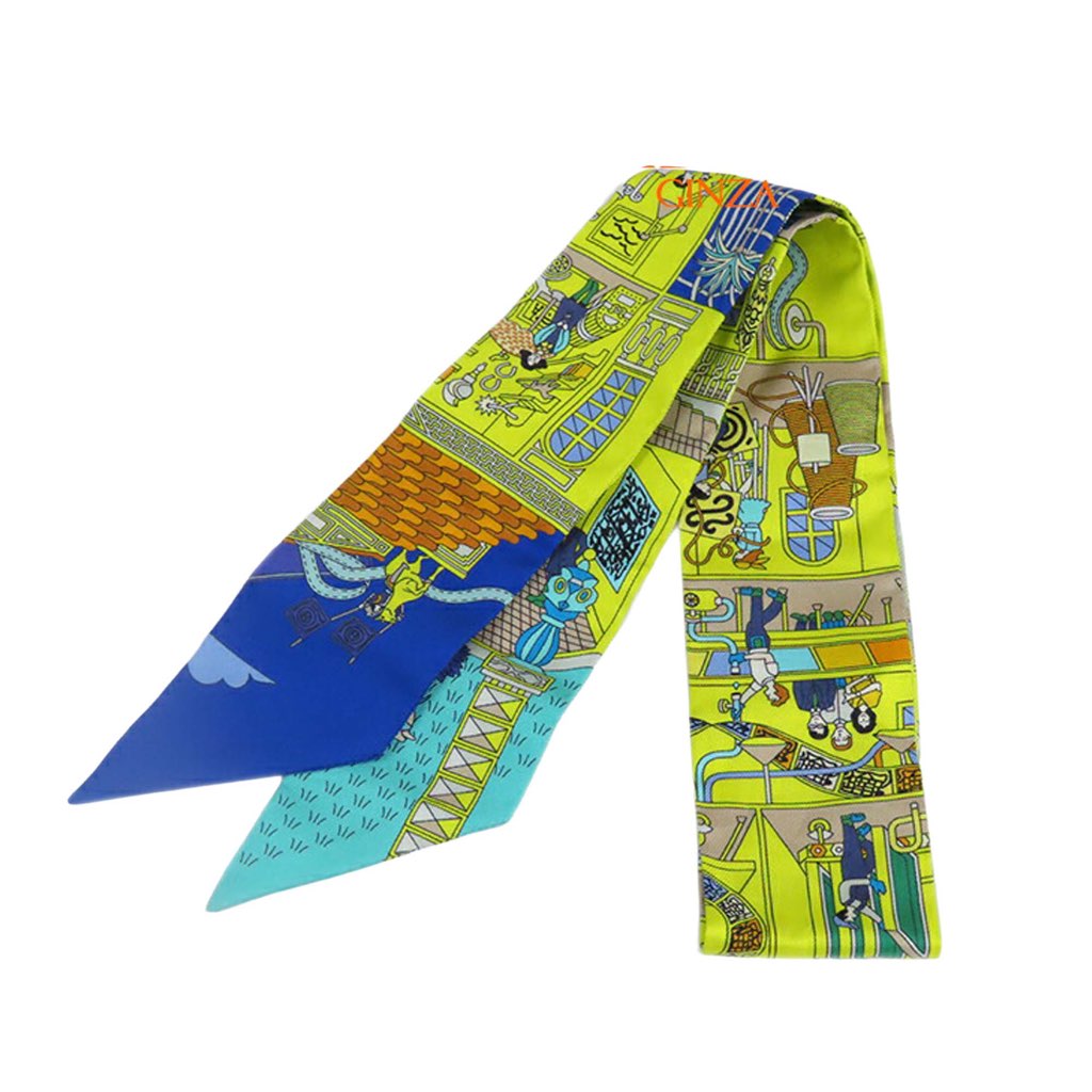 Hermès La Maison Des Carres Silk Twilly Scarf - 3