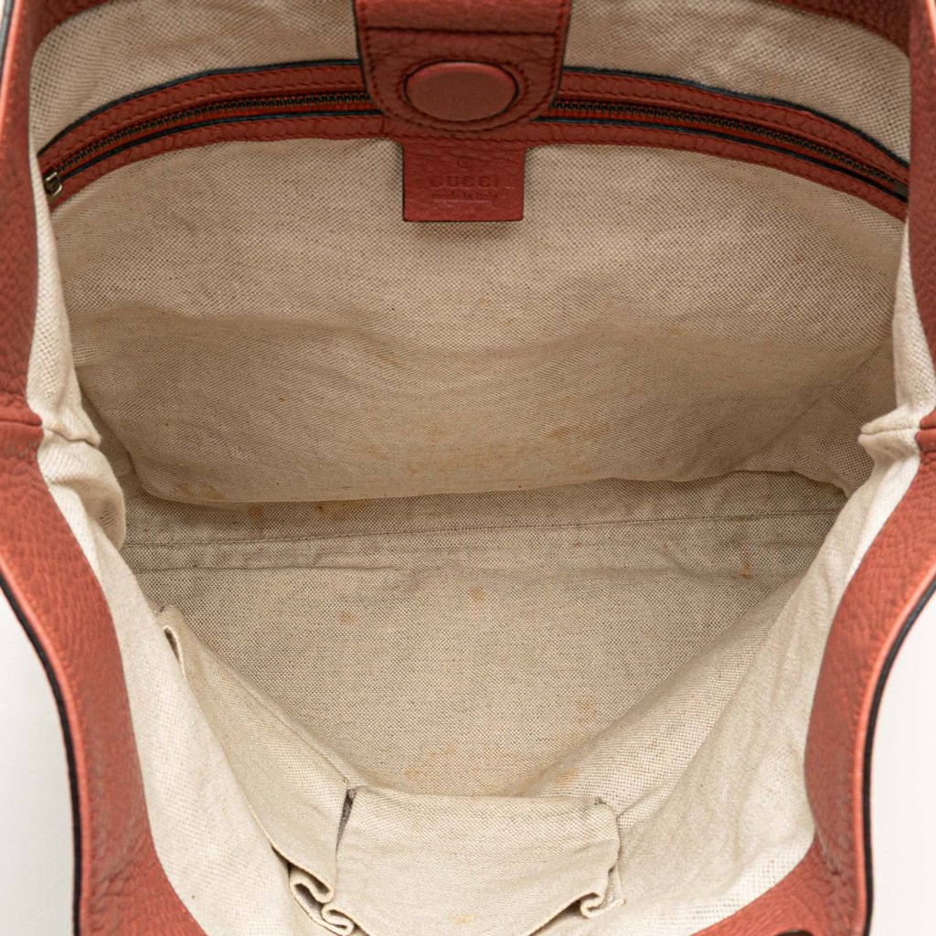 Gucci Leather Bamboo Satchel - 4