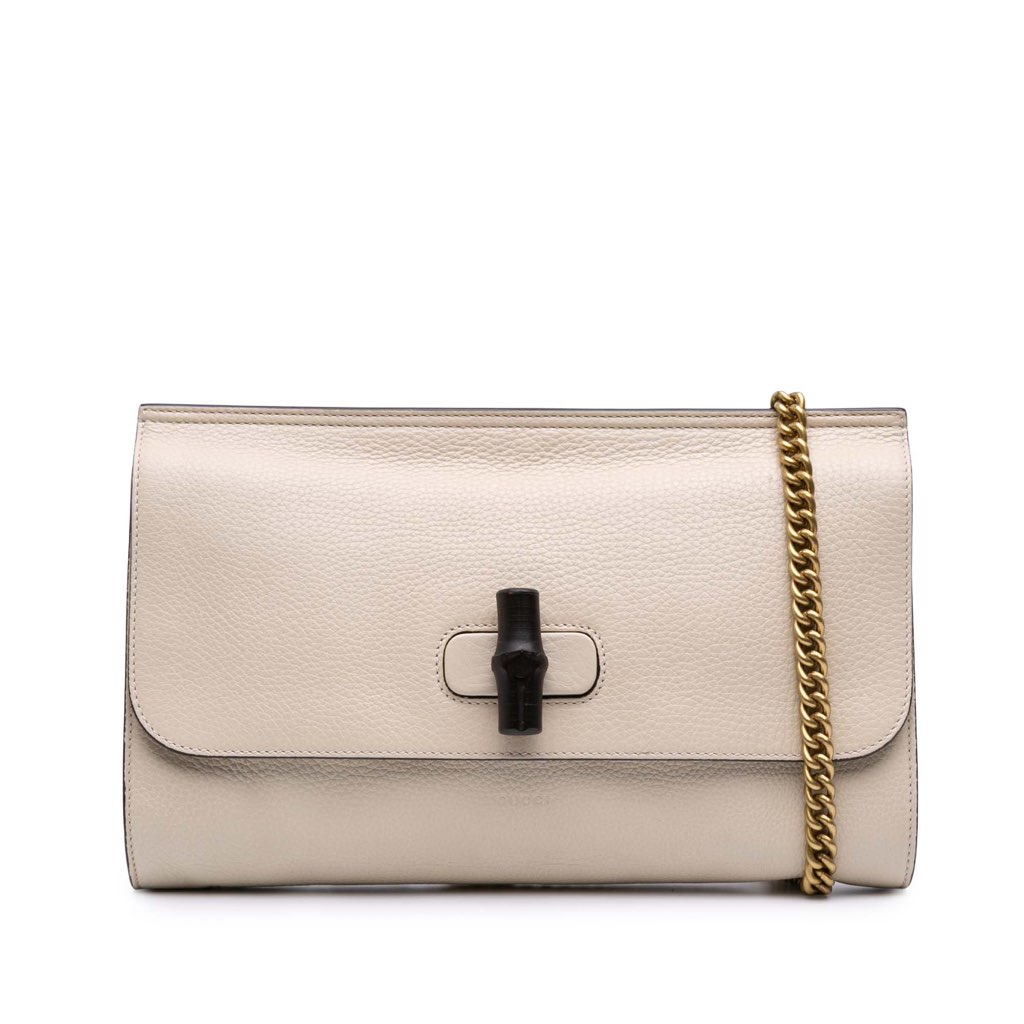 Gucci Leather Bamboo Daily Crossbody