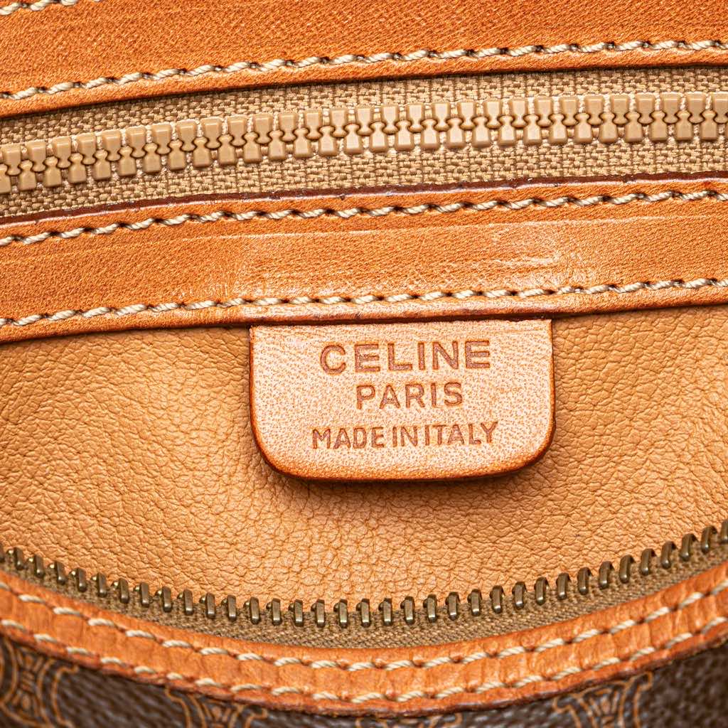 Celine Macadam Coated Canvas Boston Bag - 5