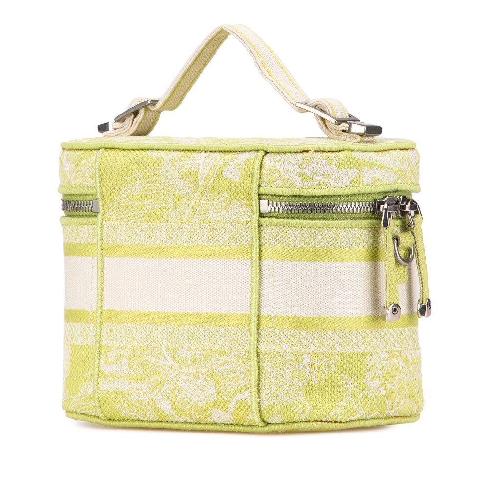 Dior Small Canvas Embroidered Toile De Jouy Diortravel Vanity Case - 2