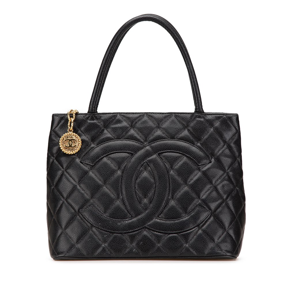 Chanel Caviar Medallion Tote