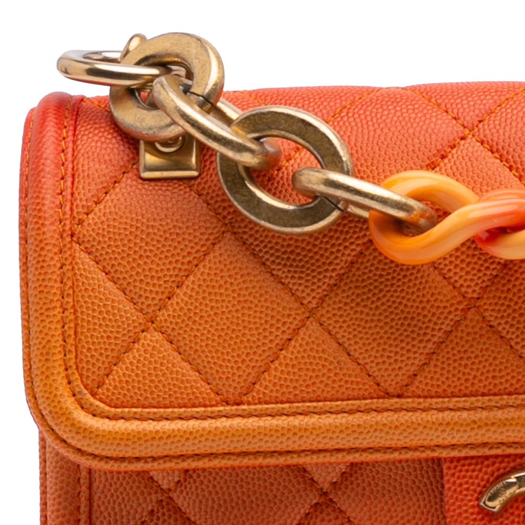 Chanel Small Quilted Caviar Sunset On The Sea Flap - Detail 1