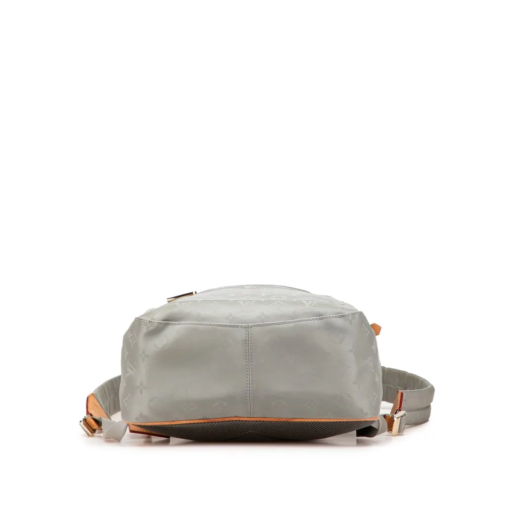 Louis Vuitton Monogram Titanium Backpack PM Grey Canvas Good - Inside View