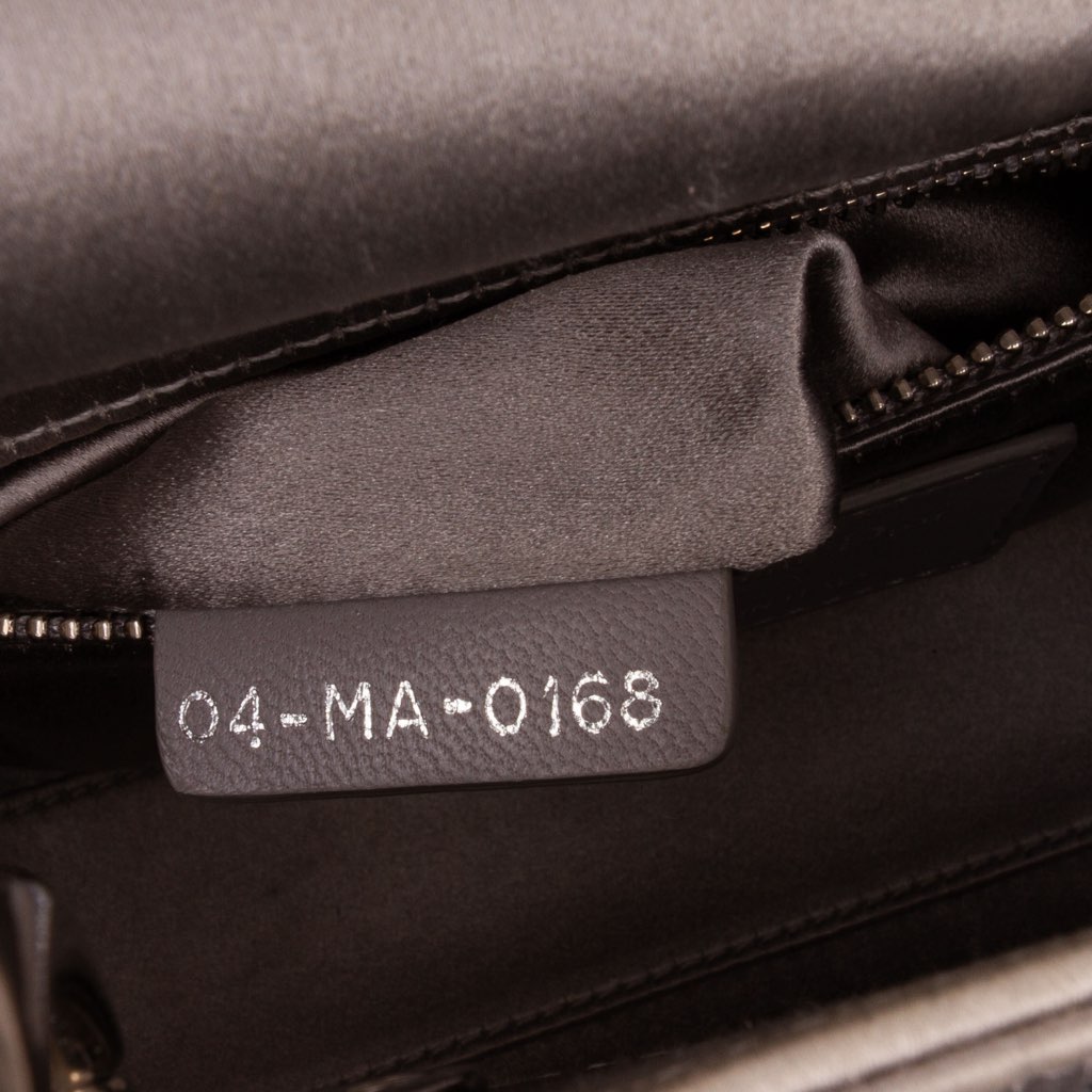 Dior Mini Satin Cannage Strass Crystal Embellished Lady Dior - 5