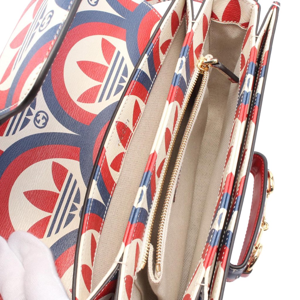 Gucci Adidas Horsebit 1955 Leather Shoulder Bag - 3