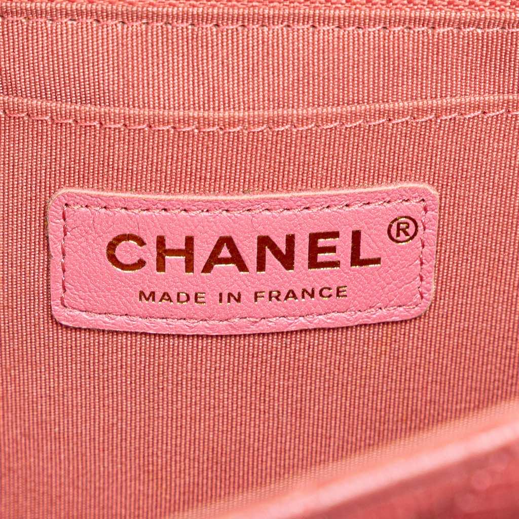 Chanel Medium Chevron Calfskin Statement Flap - 5