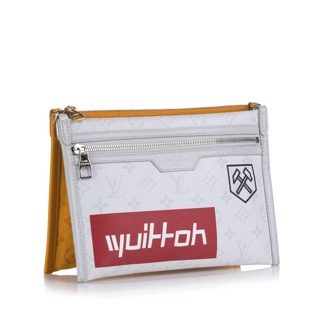 Louis Vuitton Monogram Antartica Double Flat Messenger - 2