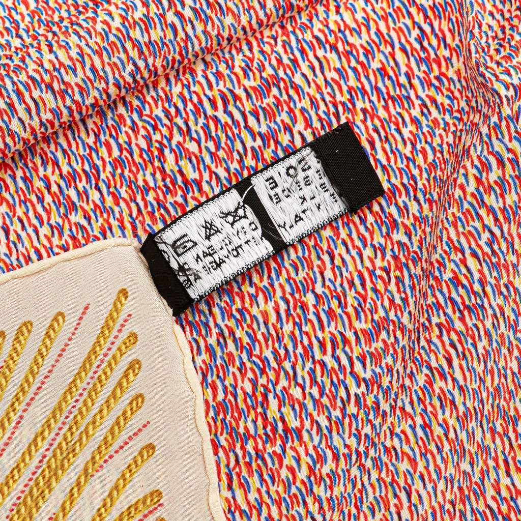 Chanel Nautical Rope Knot Print Silk Scarf - Side view