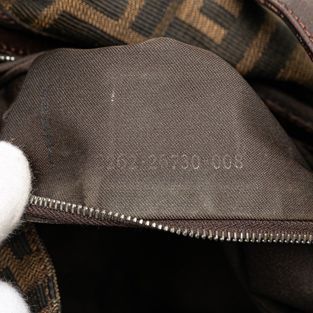 Fendi Zucca Canvas Shoulder Bag - Detail 1