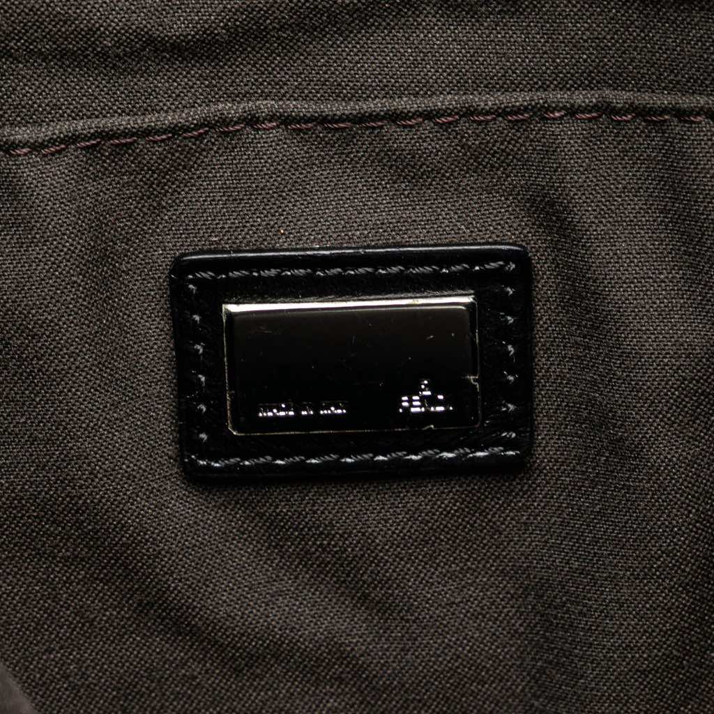 Fendi Zucchino Canvas Crossbody - Side view