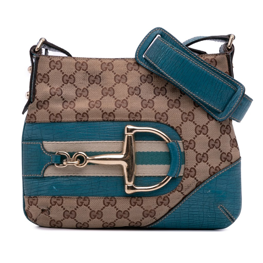Gucci GG Canvas Hasler Web Crossbody
