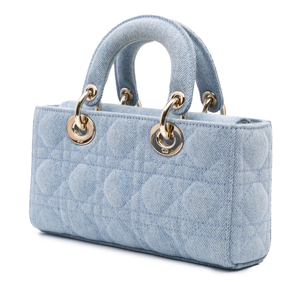 Dior Small Denim Macrocannage Lady D Joy - 2