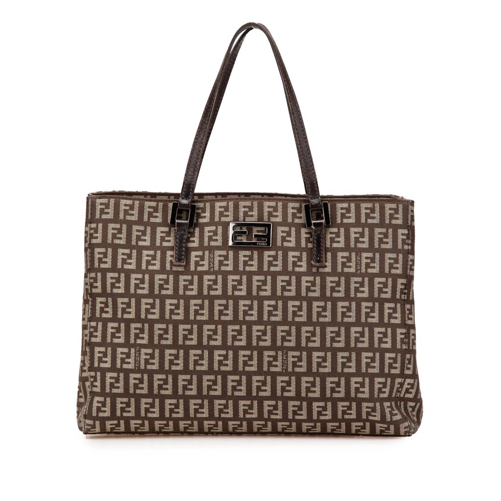 Fendi Small Zucchino Canvas Tote