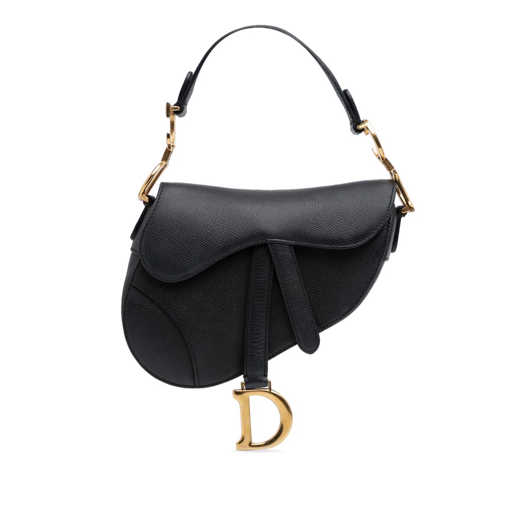 Dior Mini Grained Calfskin Saddle