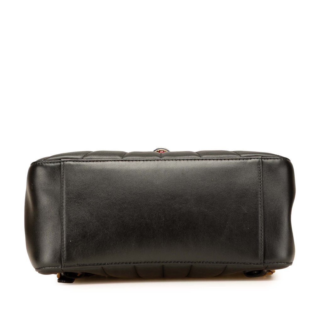 Gucci Calfskin Bamboo Trapuntata Queen Margaret Backpack - 3