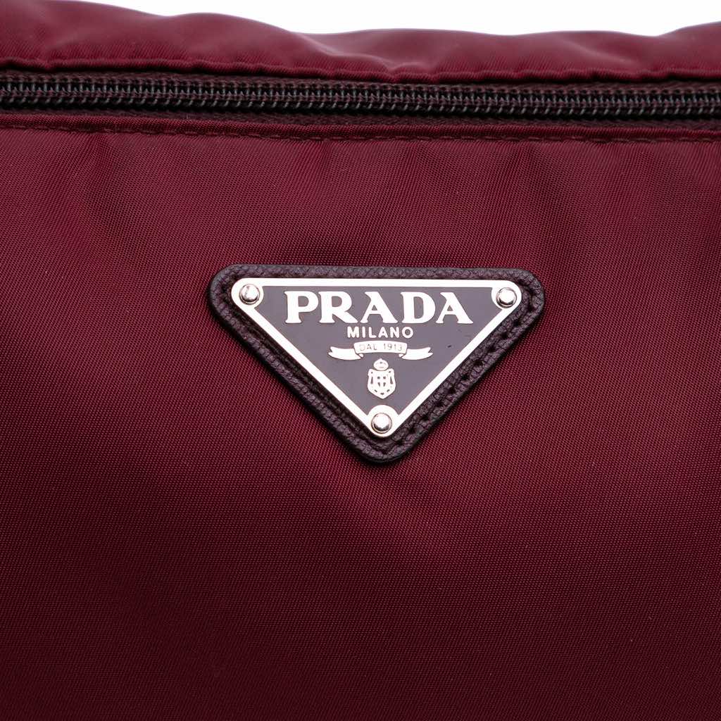 Prada Tessuto Zip Top Convertible Tote - Image 10