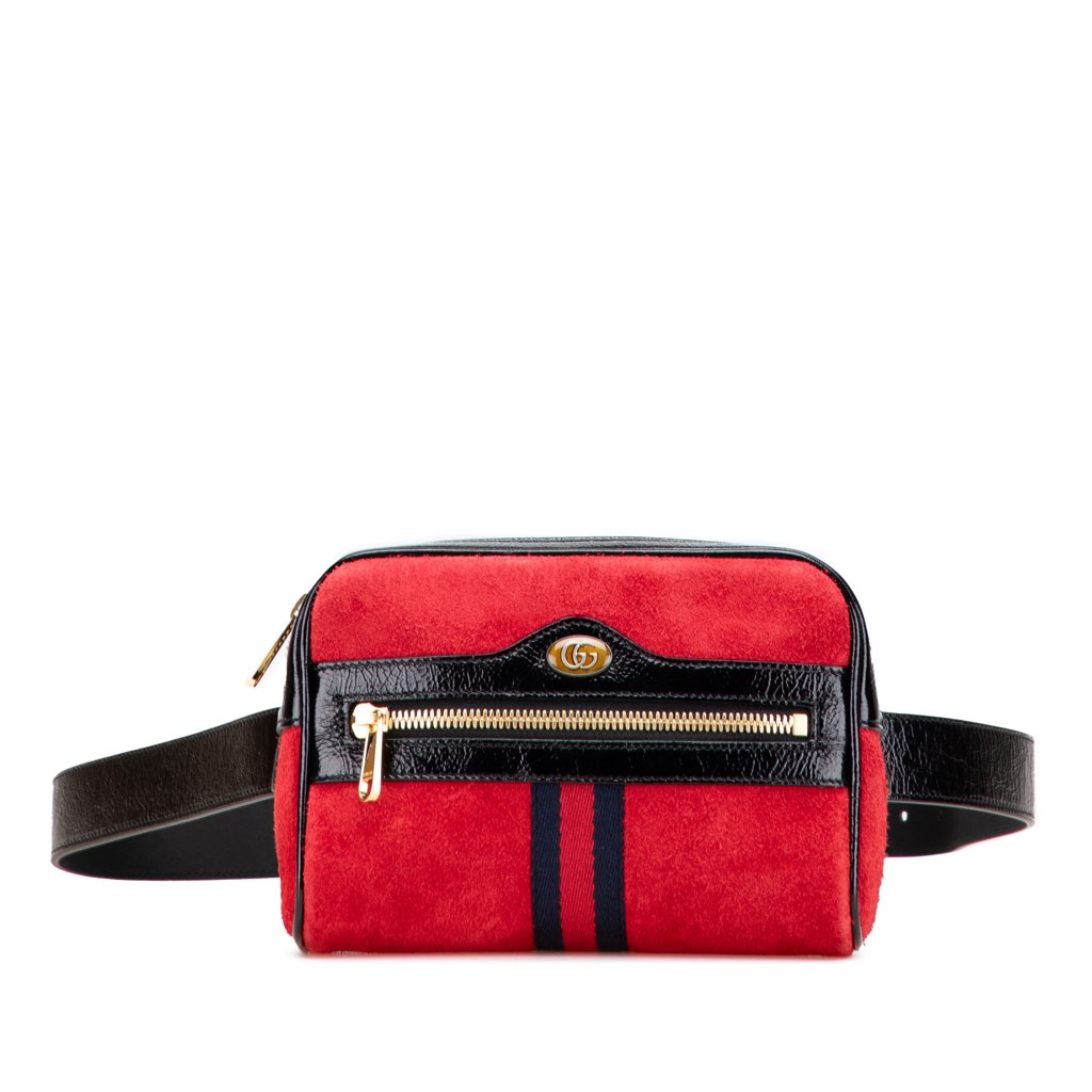 Gucci Small Suede Ophidia Belt Bag