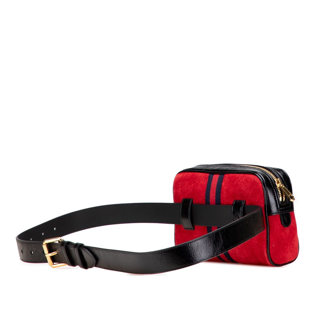 Gucci Small Suede Ophidia Belt Bag - 2