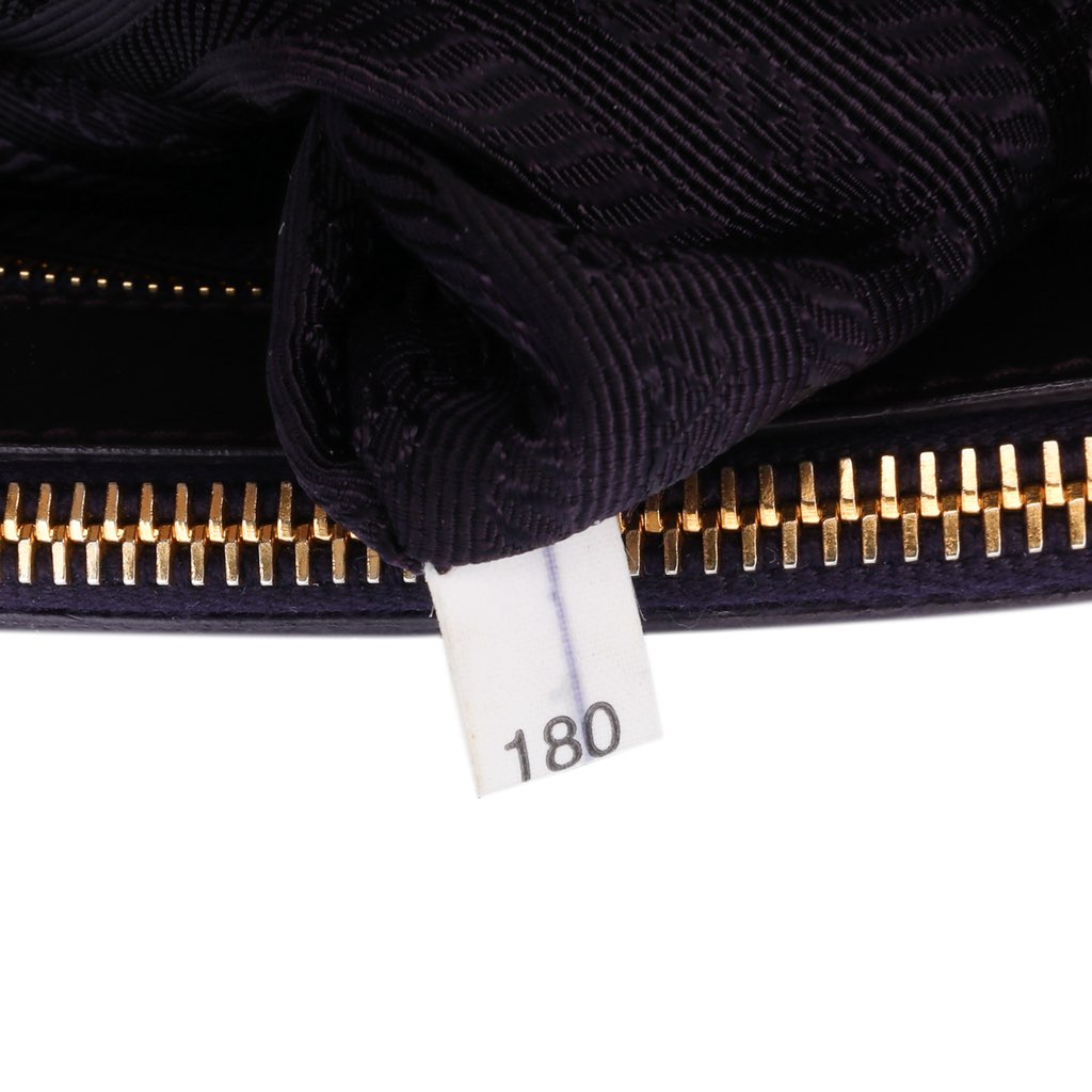 Prada Small Saffiano Vernice Galleria Double Zip Satchel - 5