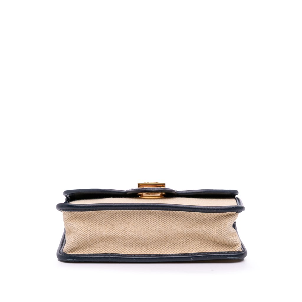 Celine Canvas Sulky Clutch With Chain - Image 6