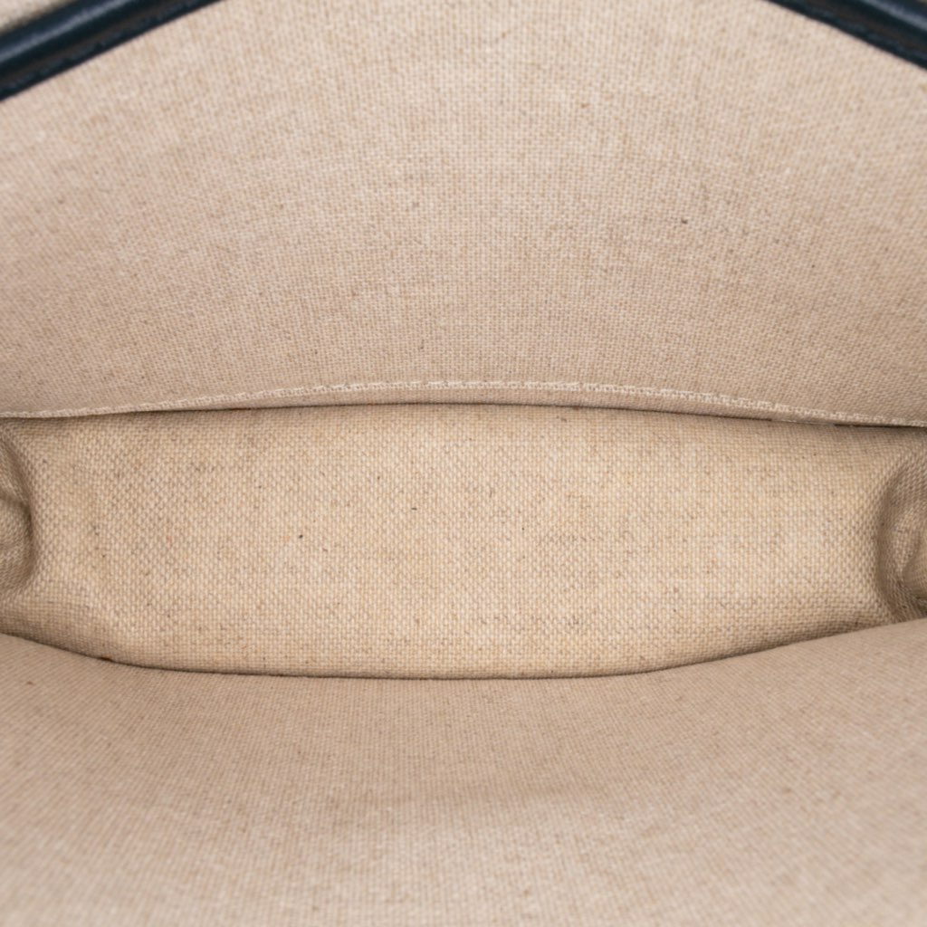 Celine Canvas Sulky Clutch With Chain - 4