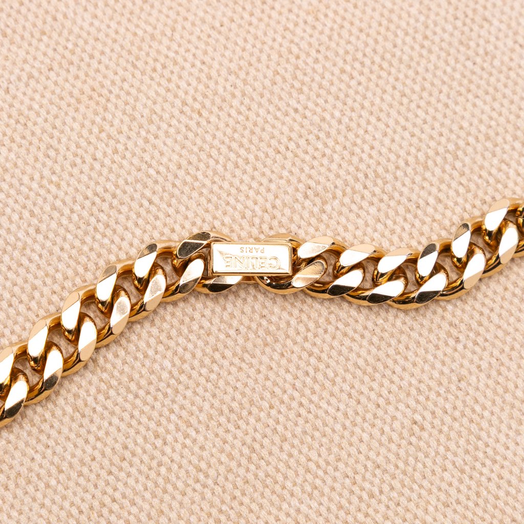 Celine Canvas Sulky Clutch With Chain - Image 11