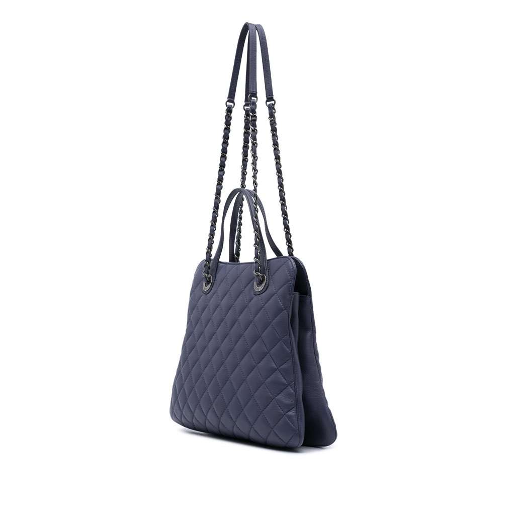 Chanel Quilted Lambskin Daily Shopping Tote - 2