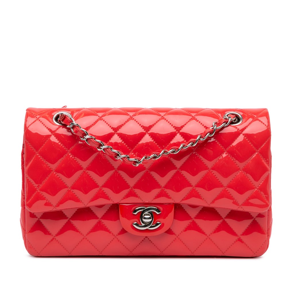 Chanel Medium Classic Patent Double Flap