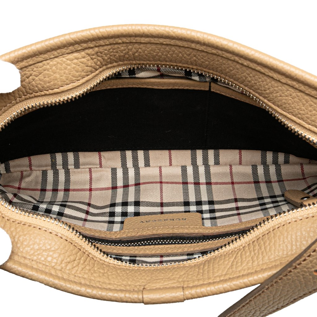 Burberry Leather Shoulder Bag - 4