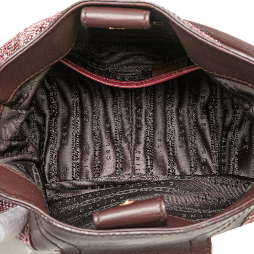 Celine Tweed Shoulder Bag - 4