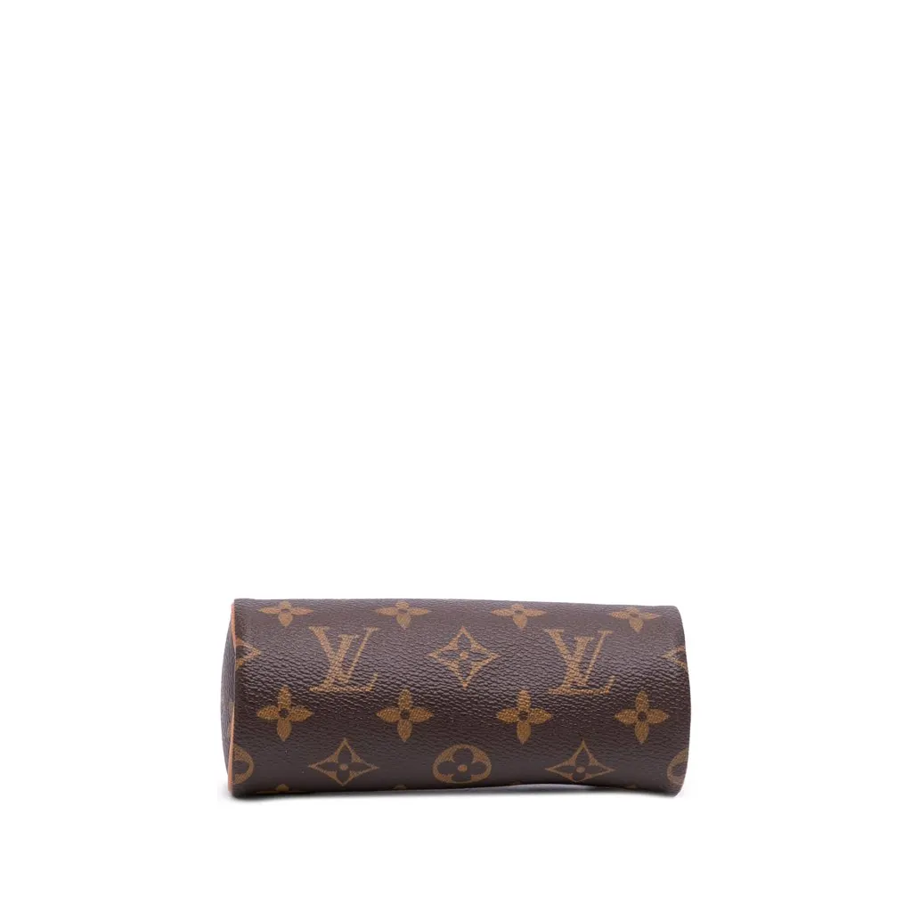 Louis Vuitton Monogram Papillon Pochette Brown Canvas Good - Inside View