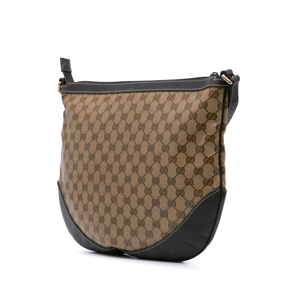 Gucci Large GG Crystal Half Moon Hobo - 2