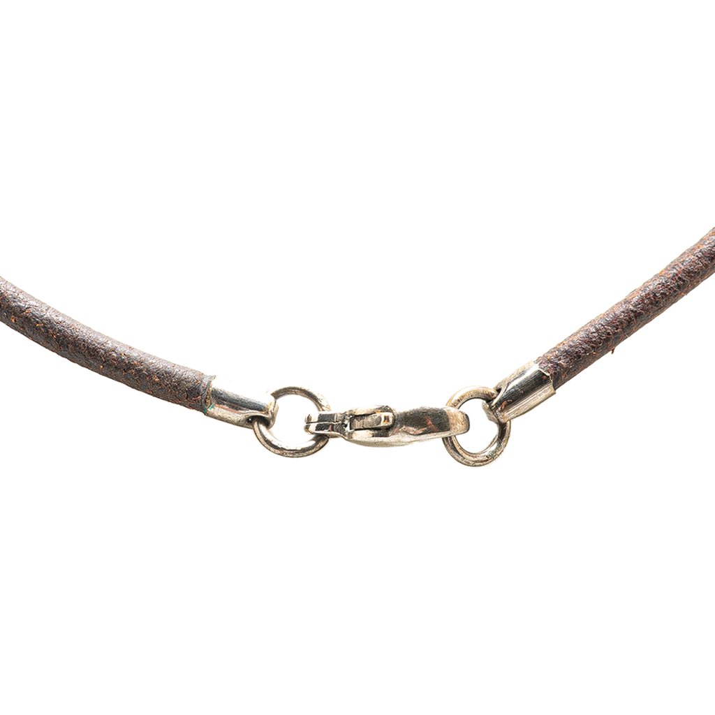 Hermès Palladium Plated Horse Head Pendant Necklace - 2