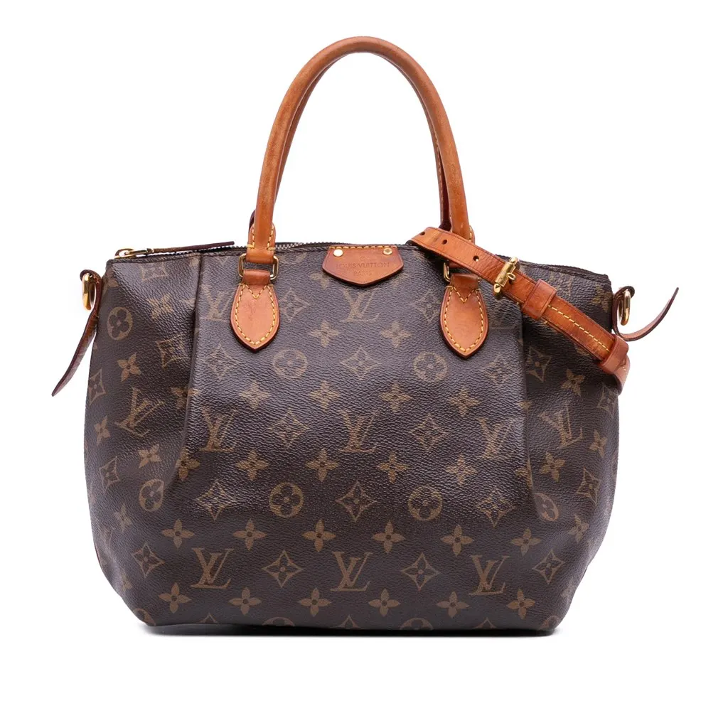 Louis Vuitton Monogram Turenne PM Brown Canvas Good - Front View