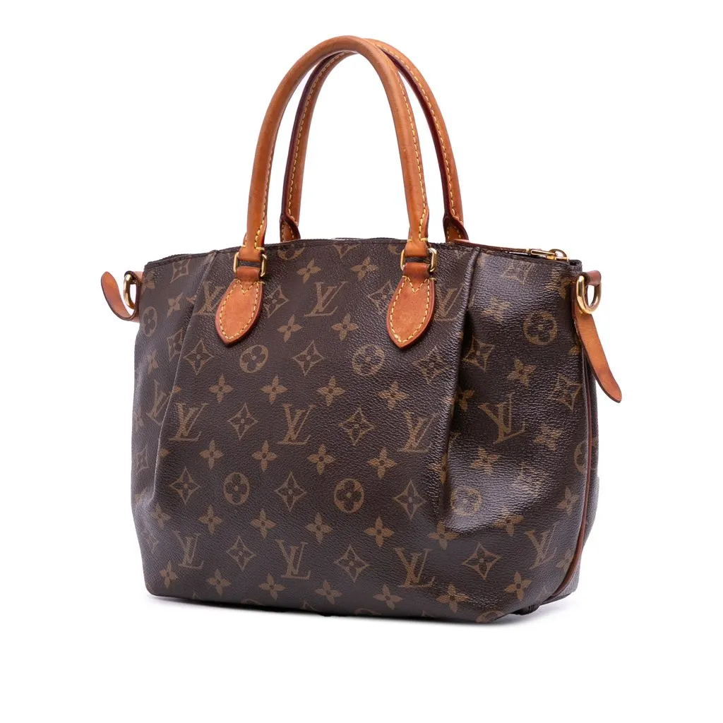 Louis Vuitton Monogram Turenne PM Brown Canvas Good - Back View