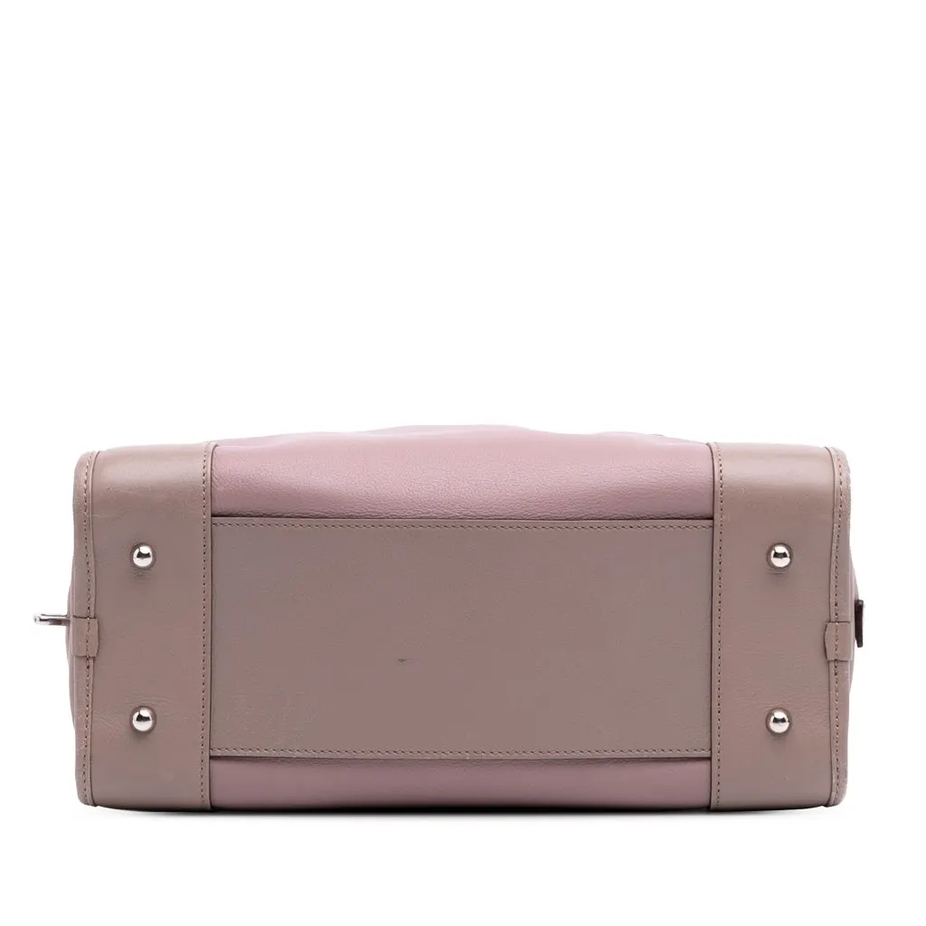 Loewe Tricolor Leather Amazona 28 Pink Leather Fair - Inside View