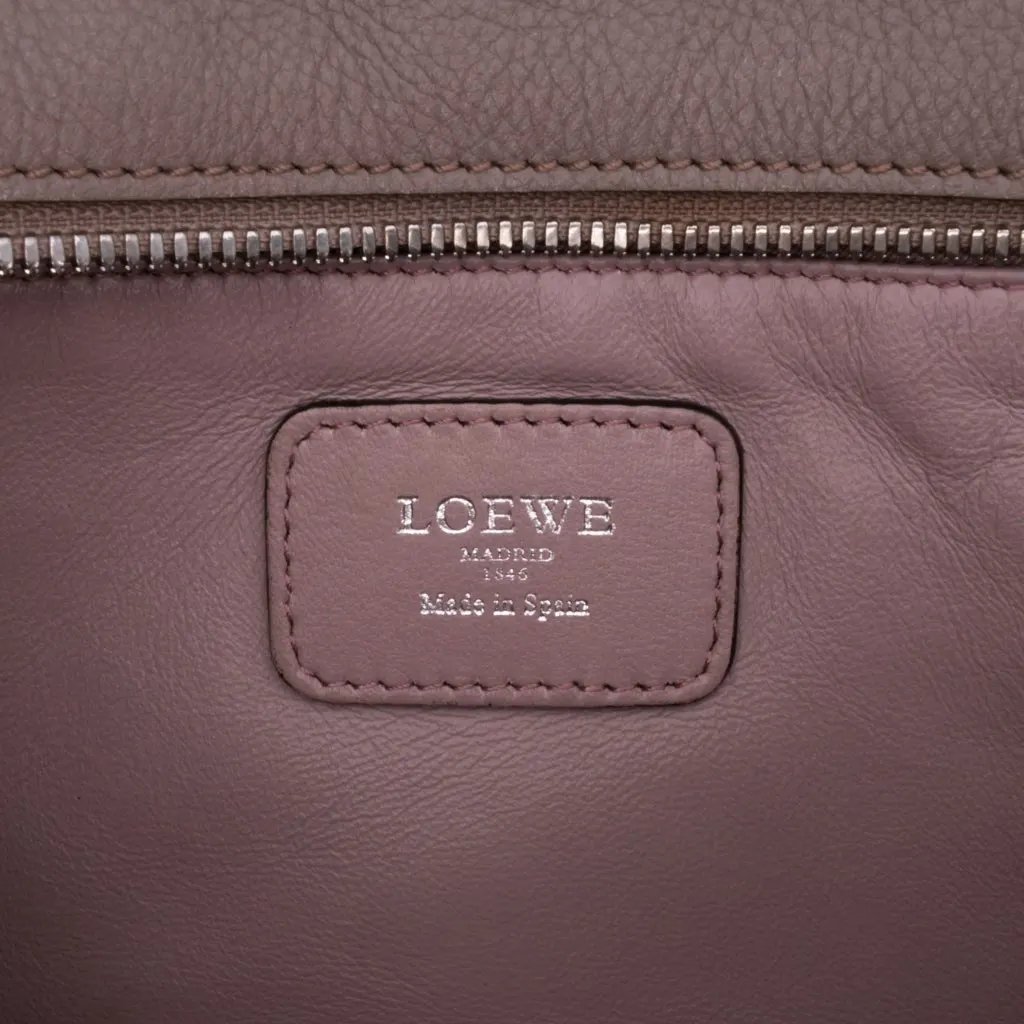 Loewe Tricolor Leather Amazona 28 Pink Leather Fair - Box View