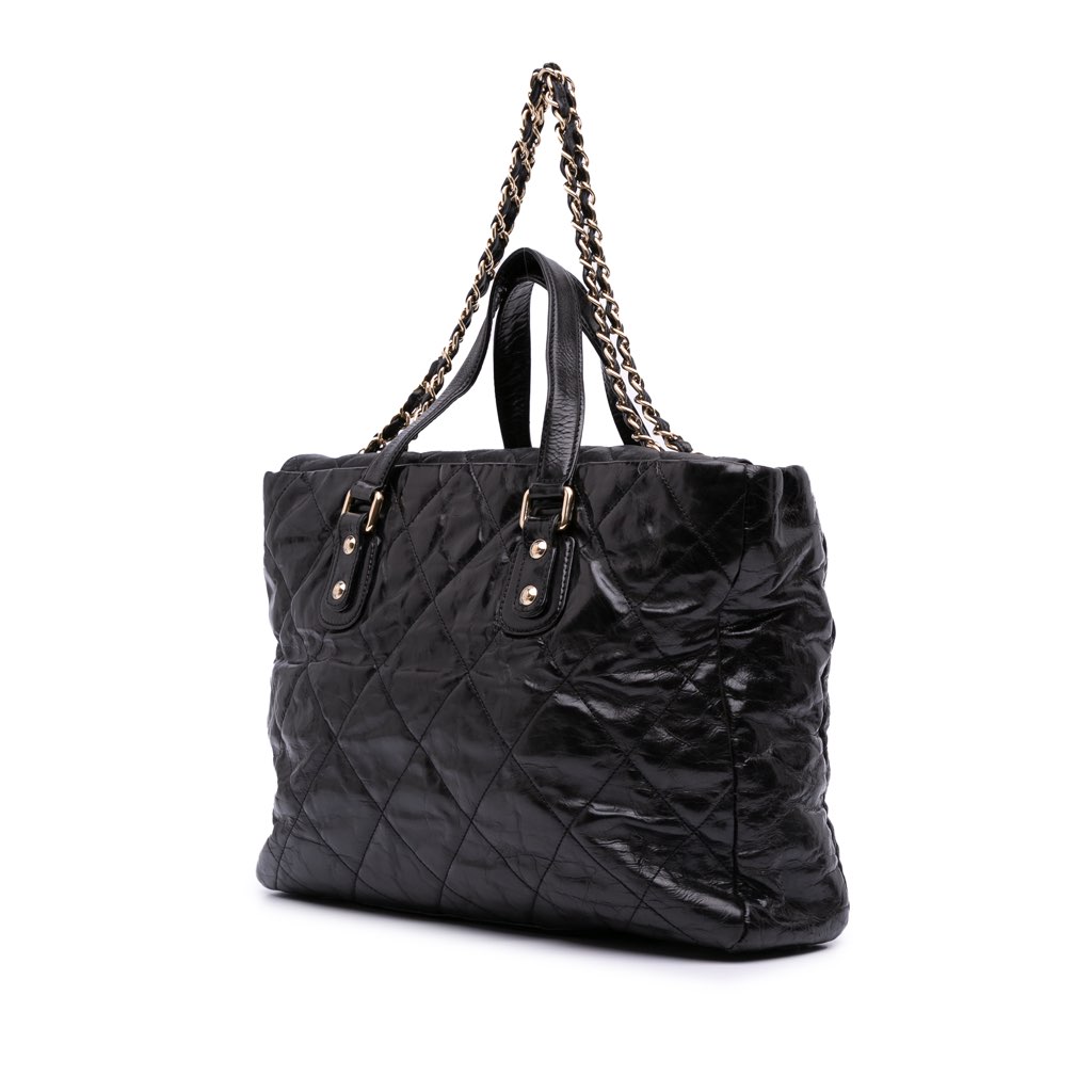 Chanel Large Quilted Glazed Calfskin Portobello Satchel - 2