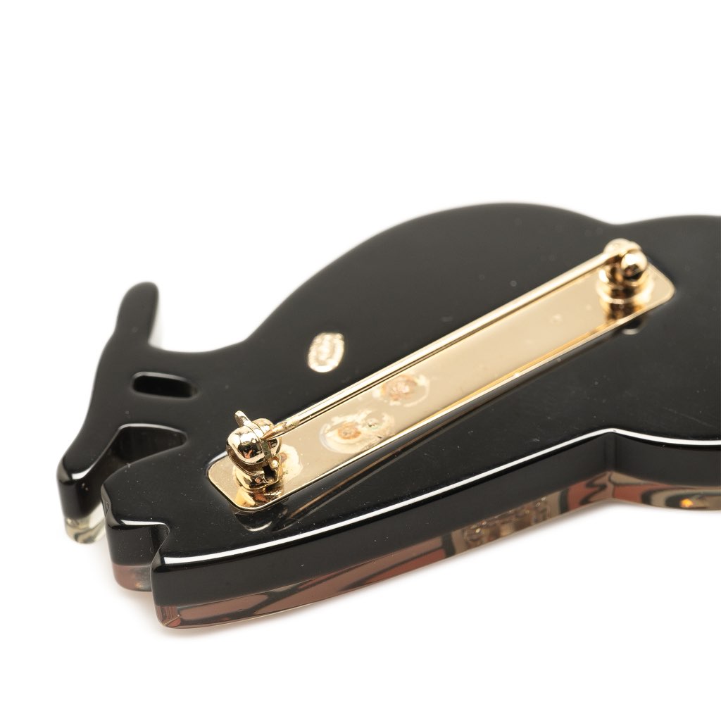 Chanel Resin and CC Crystal Owl Brooch - 4