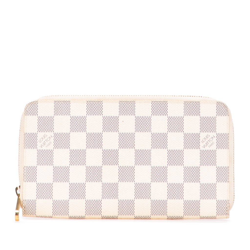 Louis Vuitton Damier Azur Zippy Long Wallet