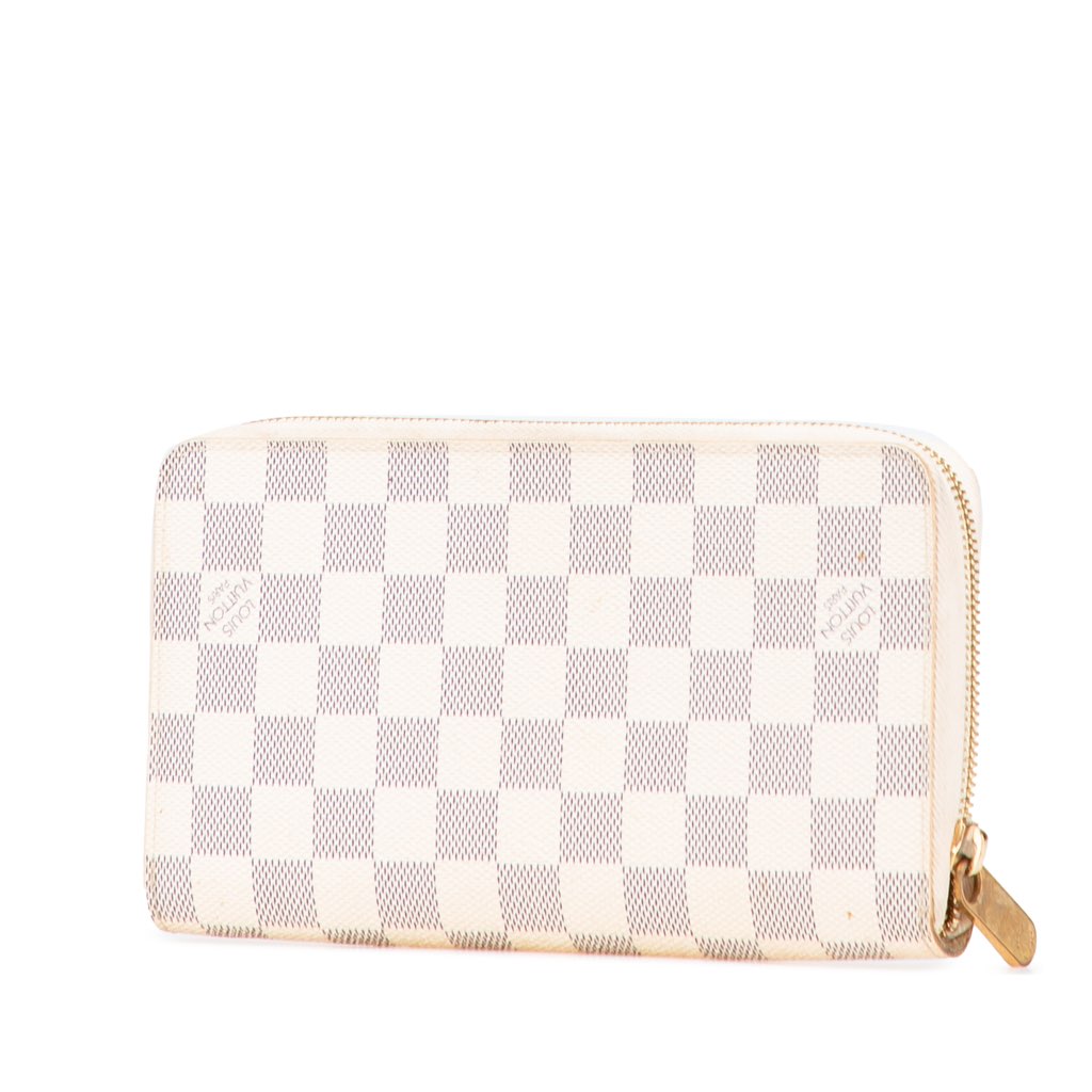 Louis Vuitton Damier Azur Zippy Long Wallet - Back view