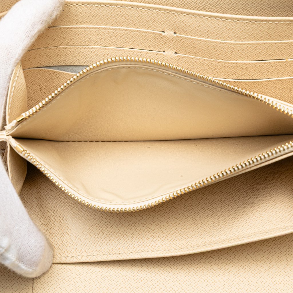 Louis Vuitton Damier Azur Zippy Long Wallet - Side view