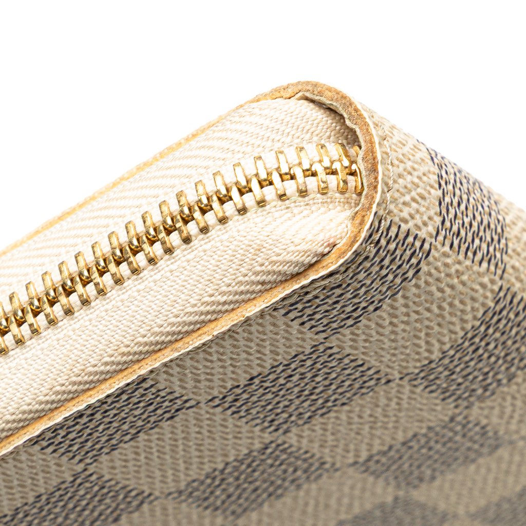 Louis Vuitton Damier Azur Zippy Long Wallet - Image 11