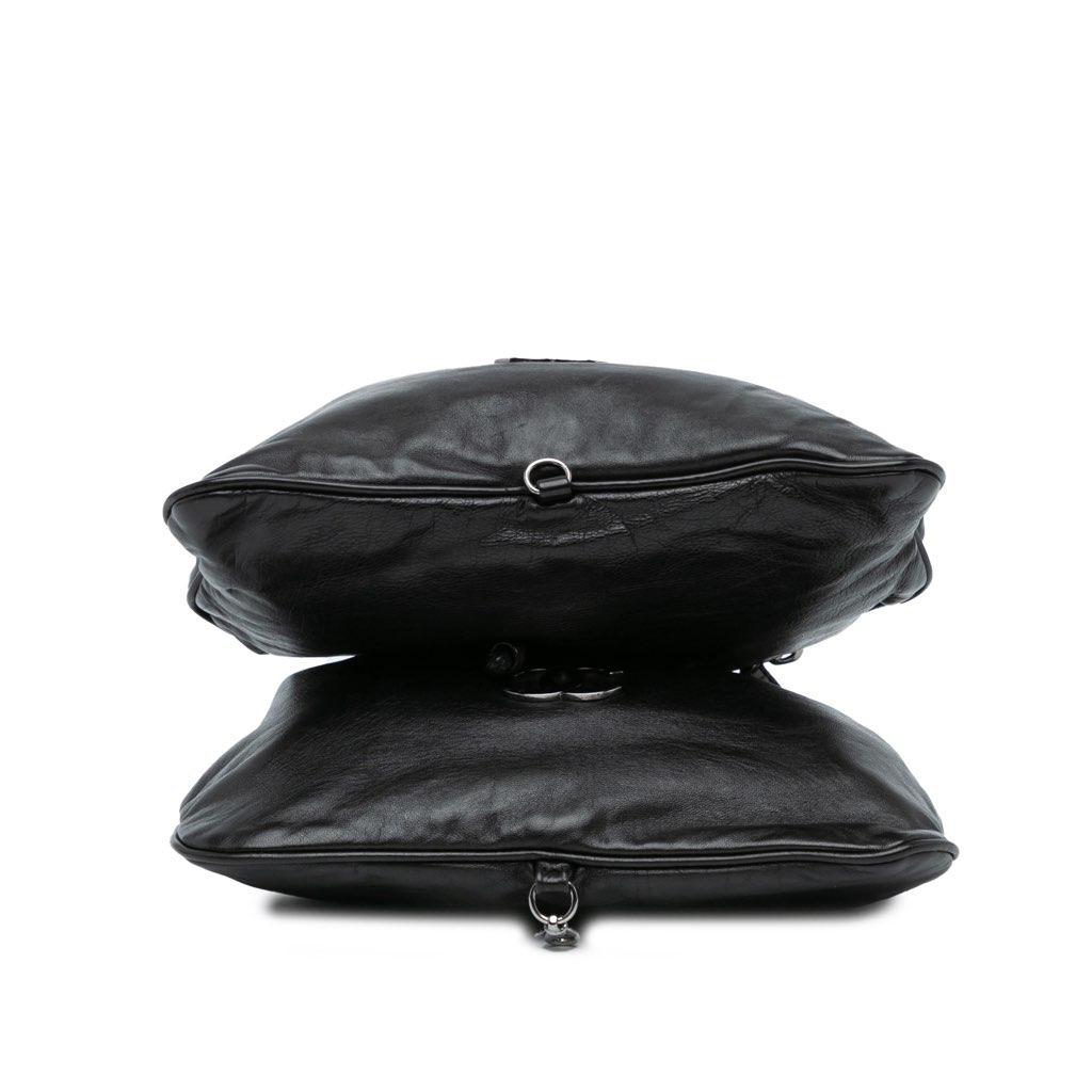 Chanel CC Calfskin Dual Twin Chain Handbag - 3