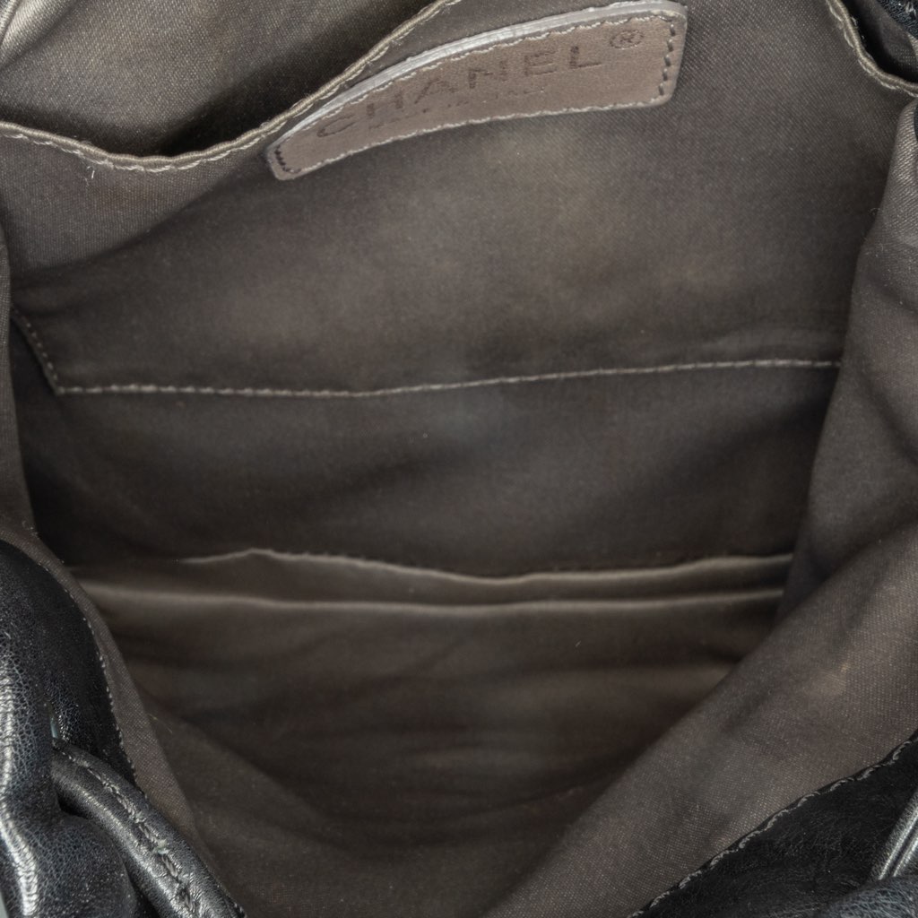 Chanel CC Calfskin Dual Twin Chain Handbag - 4