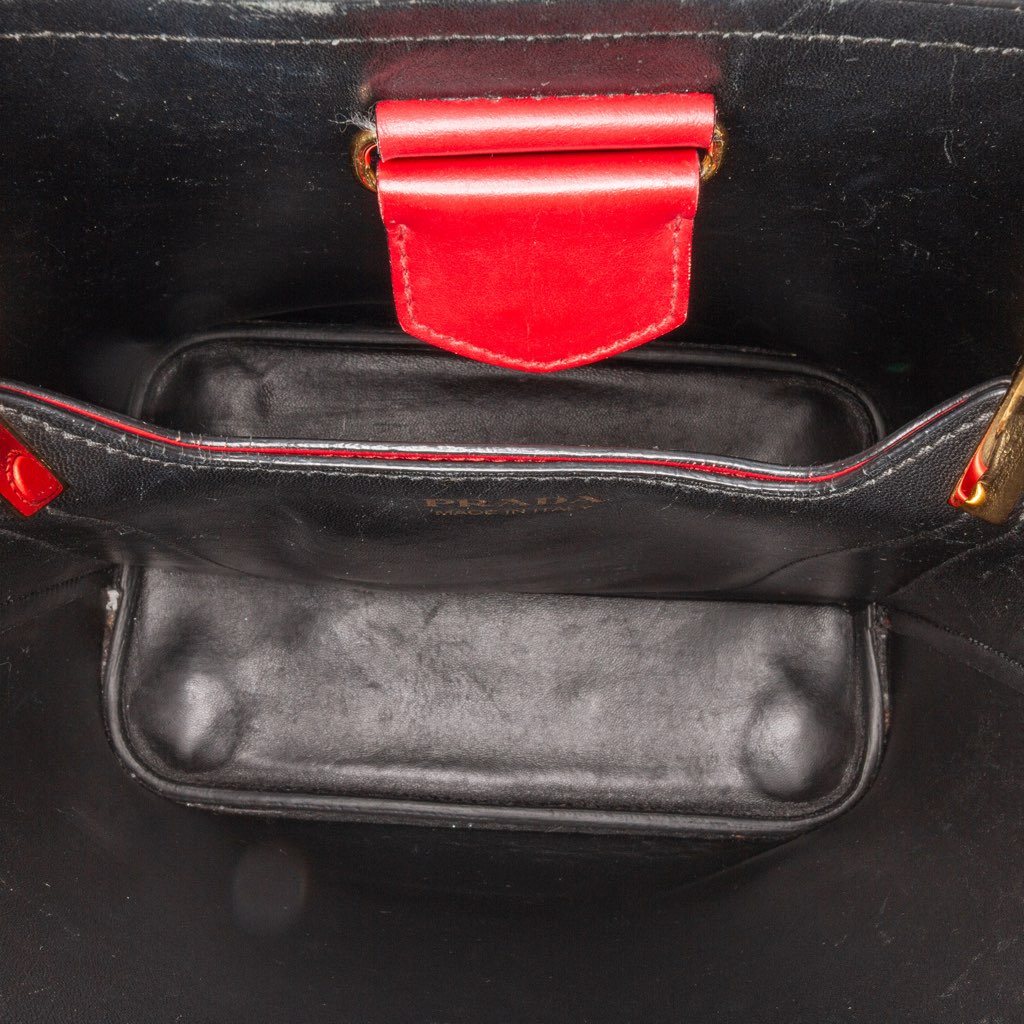 Prada Medium Saffiano Cuir Panier - 4