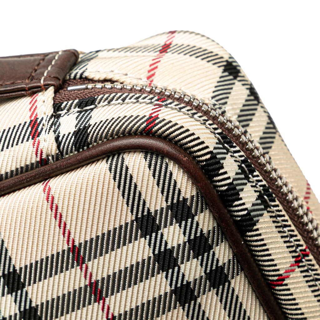 Burberry House Check Canvas Vanity Bag - Detail 1