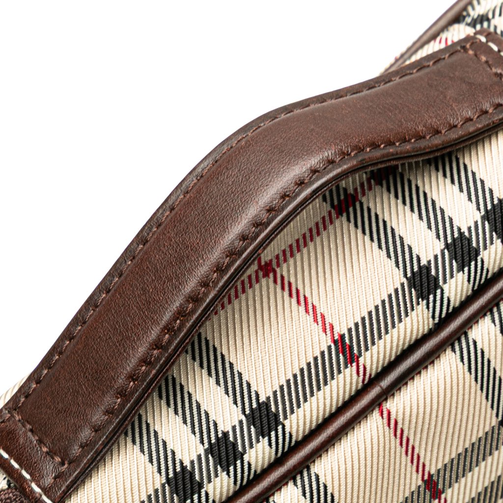 Burberry House Check Canvas Vanity Bag - Image 11