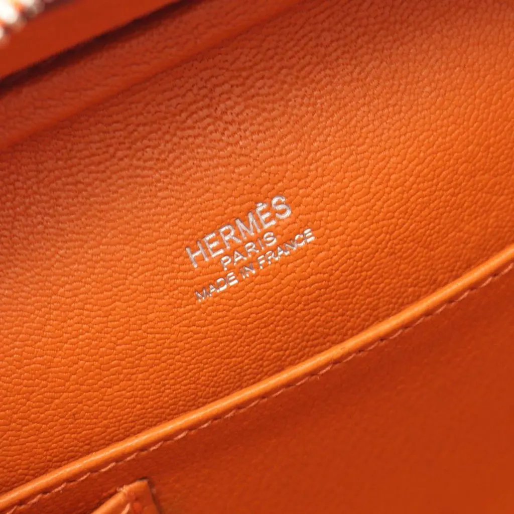 Hermès Epsom Sac En Vie 26 Orange Leather Good - Model View